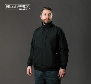 SlashPRO® BLACK Slash Resistant Harrington Jacket