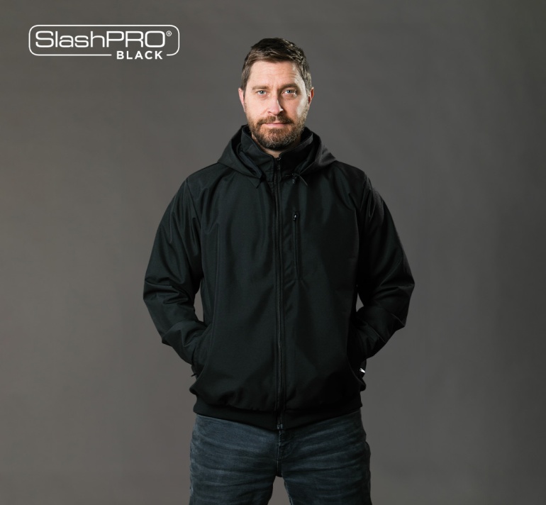 SlashPRO® BLACK Slash Resistant Harrington Jacket